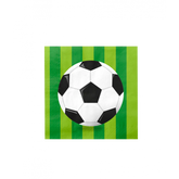 Servetten Voetbal 16cm 16st